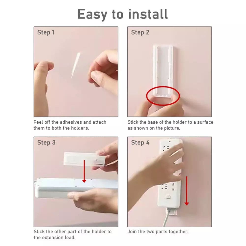 Socket Holder, Power Strip Holder, Fixator Wall Mounted Self Adhesive Holder, Desktop Socket Fixer Cable Organizer, Wall Hanging Power Strip Holder, Traceless Wall Mounted Cable Seamless Strip Holder, Surge Protector Fixator Socket Holder, Power Strip Holder, Fixator Wall Mounted Self Adhesive Holder, Desktop Socket Fixer Cable Organizer, Wall Hanging Power Strip Holder, Traceless Wall Mounted Cable Seamless Strip Holder, Surge Protector Fixator